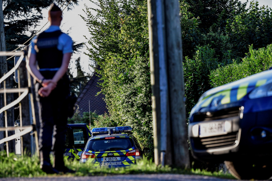La police sur les traces de Maëlys à Domessin (Savoie), le 5 septembre