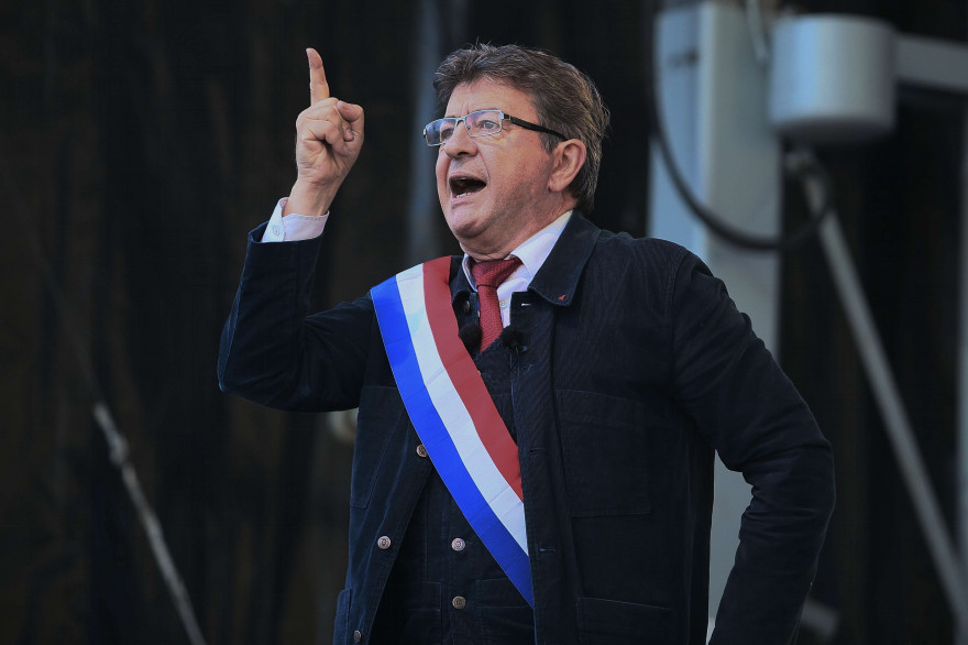 Jean-Luc Mélenchon place de la République, samedi 23 septembre