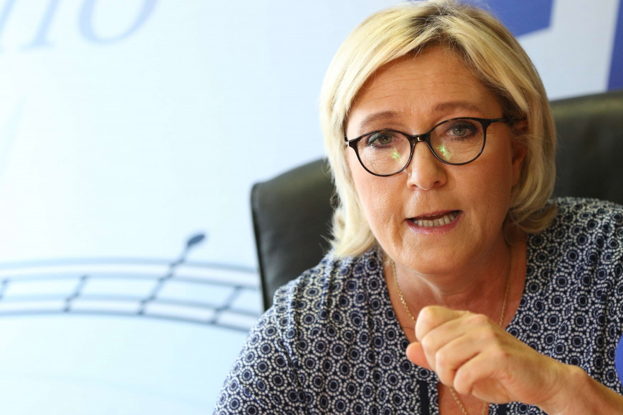 Marine Le Pen le 23 septembre 2017 à Toulouse.