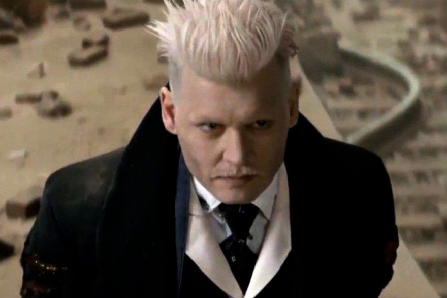 Gellert Grindelwald (Johnny Depp) dans "Les animaux fantastiques"
