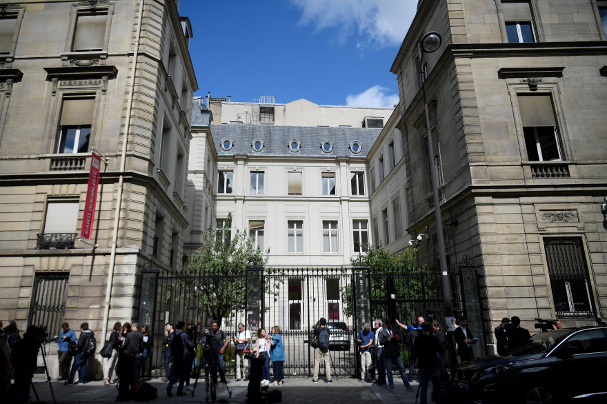 Le siège du Parti socialiste, rue de Solférino