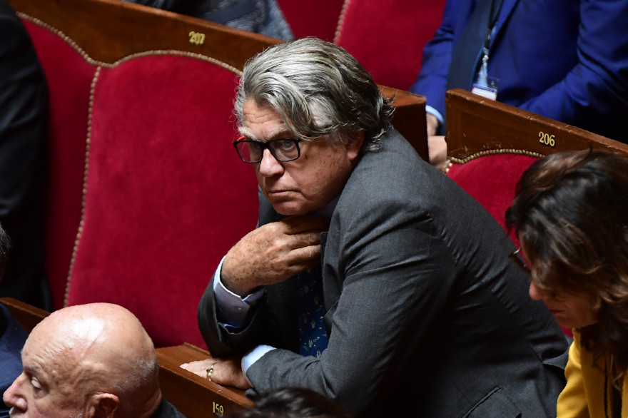 Gilbert Collard, sur les bancs de l'Assemblée