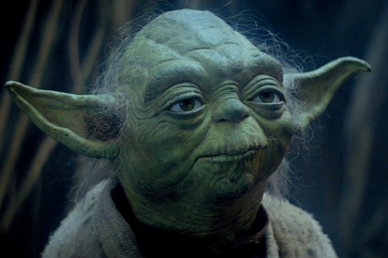 Yoda dans "L'Empire contre-attaque"