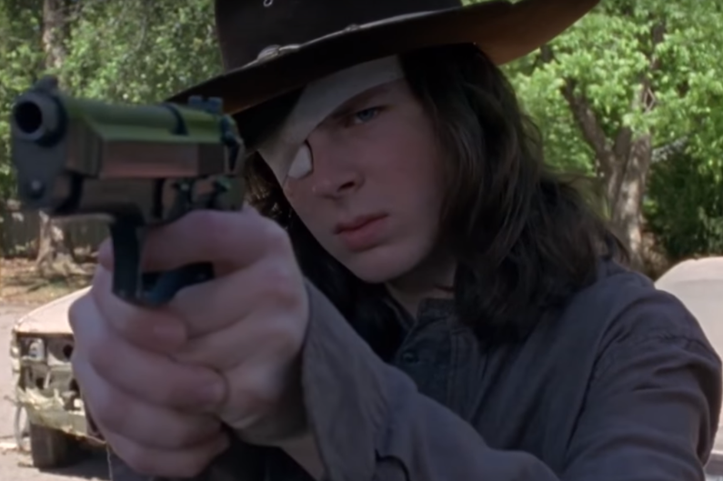 Carl, le fils de Rick Grimes