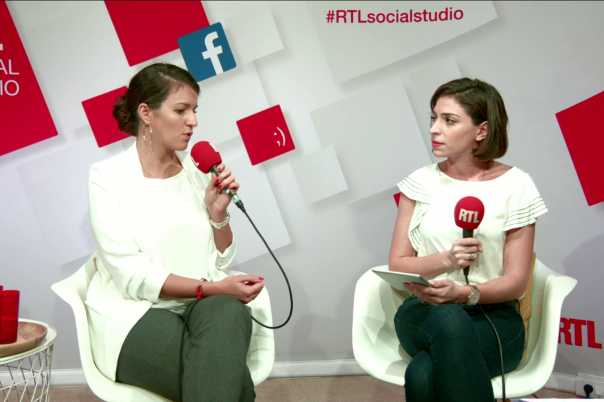 Marlène Schiappa, secrétaire d'État chargée de l'Égalité entre les femmes et les hommes, invitée du RTLsocialstudio, le 16 octobre 2017