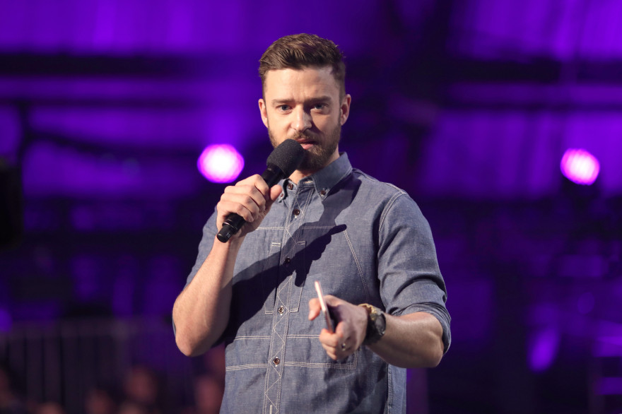 Le chanteur américain Justin Timberlake