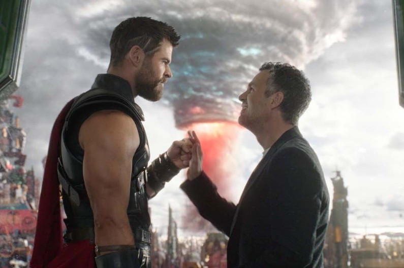 Thor et Brunce Banner dans "Thor : Ragnarok"