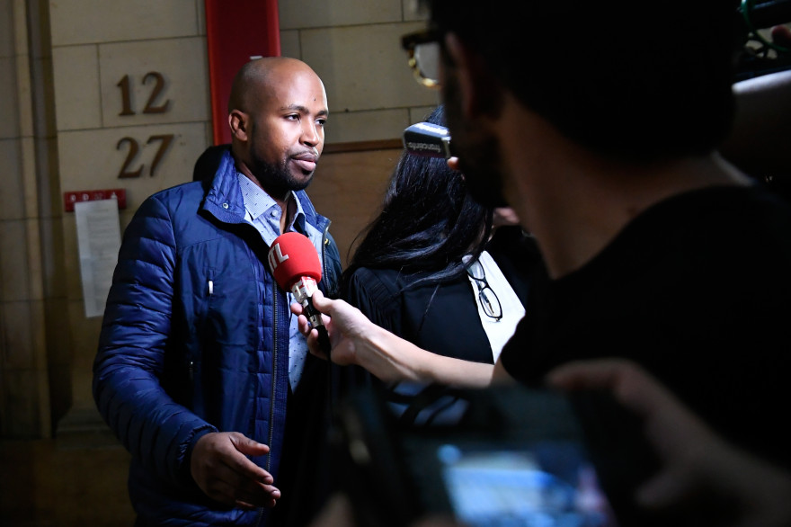 Le rappeur Rohff le 29 septembre 2018 au palais de justice de Paris