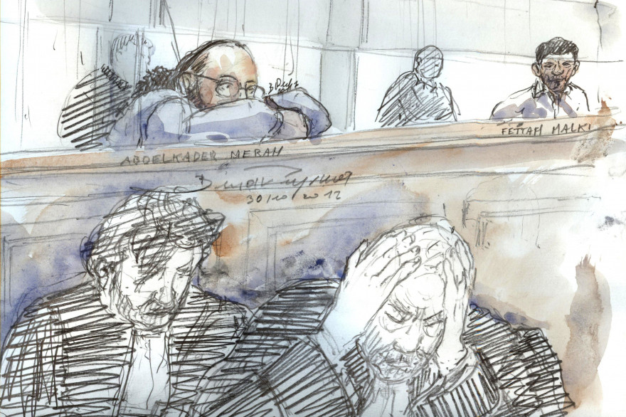 Abdelkader Merah lors du réquisitoire du ministère public le 30 octobre 2017