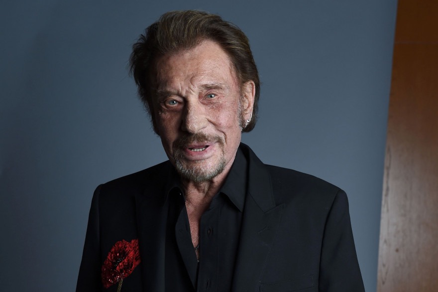 Johnny Hallyday le 19 avril 2016