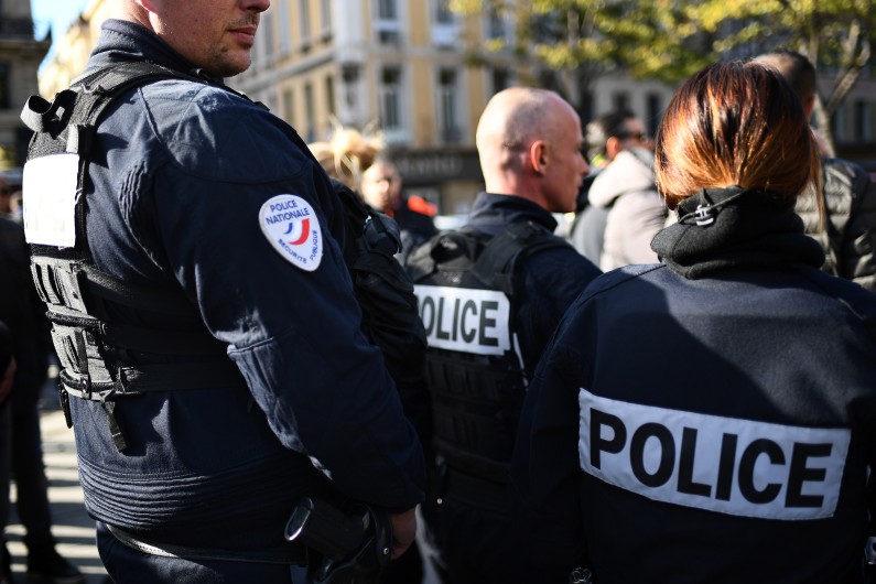 Des officiers de police à Marseille. (illustration)