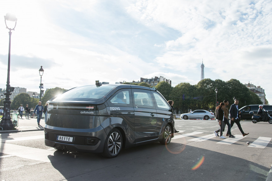 Navya espère expérimenter son taxi autonome électrique à Paris au printemps 2018