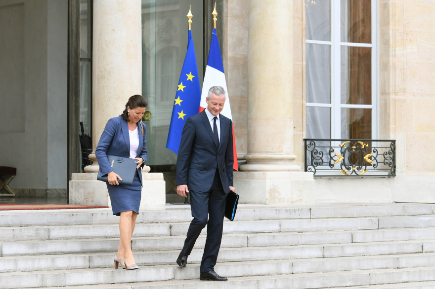 Agnès Buzyn et Bruno Le Maire, ministres de la Santé et de l'Économie