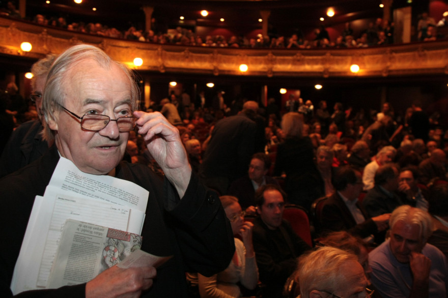 Jack Ralite à Paris, le 15 septembre 2008