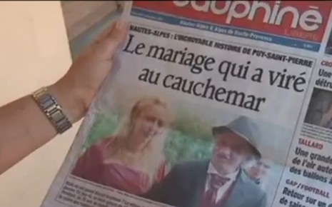 Marcel Amphoux, l'ermite qui avait épousé une parisienne de 25 ans sa cadette.