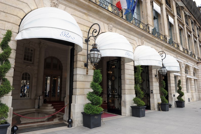 L'accueil de l'hôtel Le Ritz