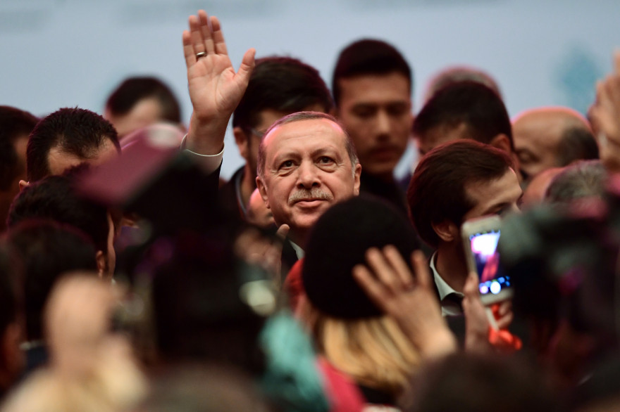 Recep Tayyip Erdogan, président de la Turquie, à Istanbul le 6 novembre 2017