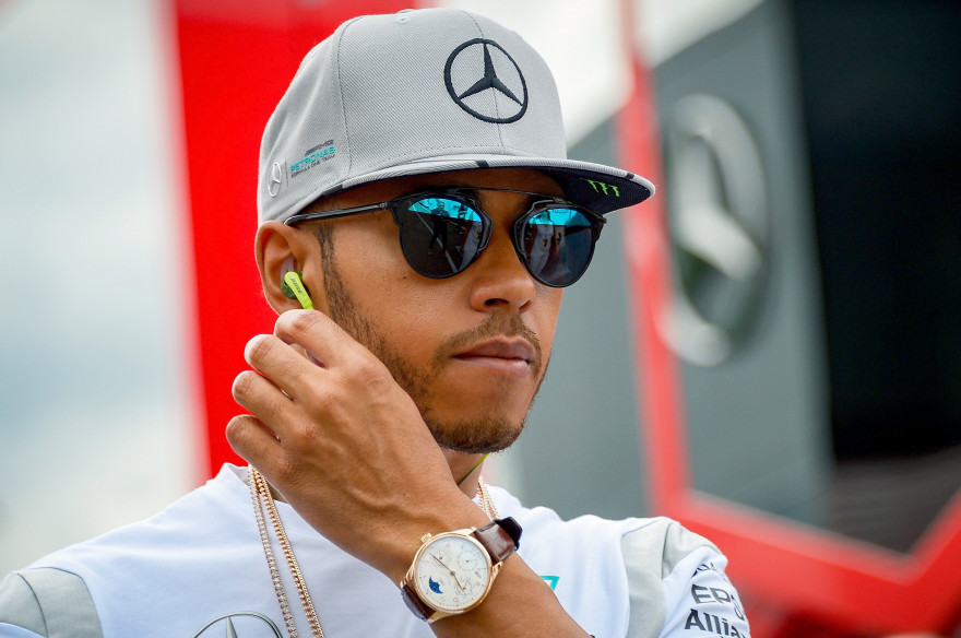 Le champion britannique de Formule 1, Lewis Hamilton