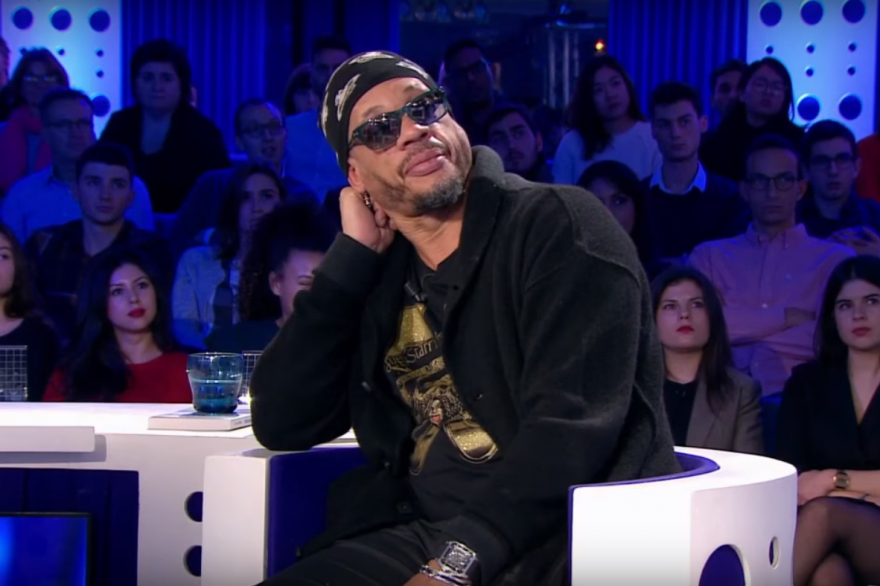 JoeyStarr sur le plateau d'"On n'est pas couché", samedi 2 décembre