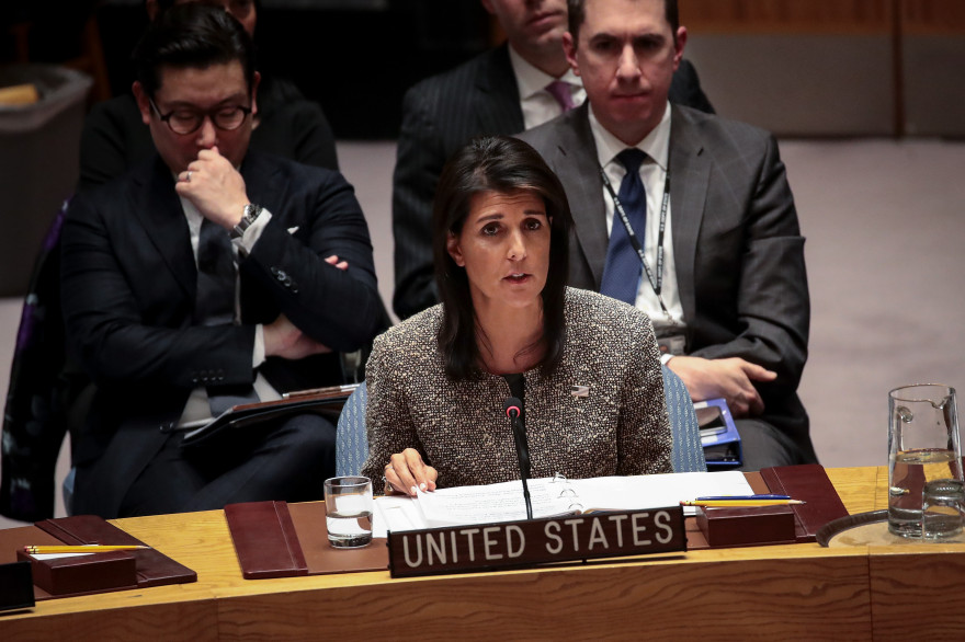 L'ambassadrice américaine à l'ONU, Nikki Haley
