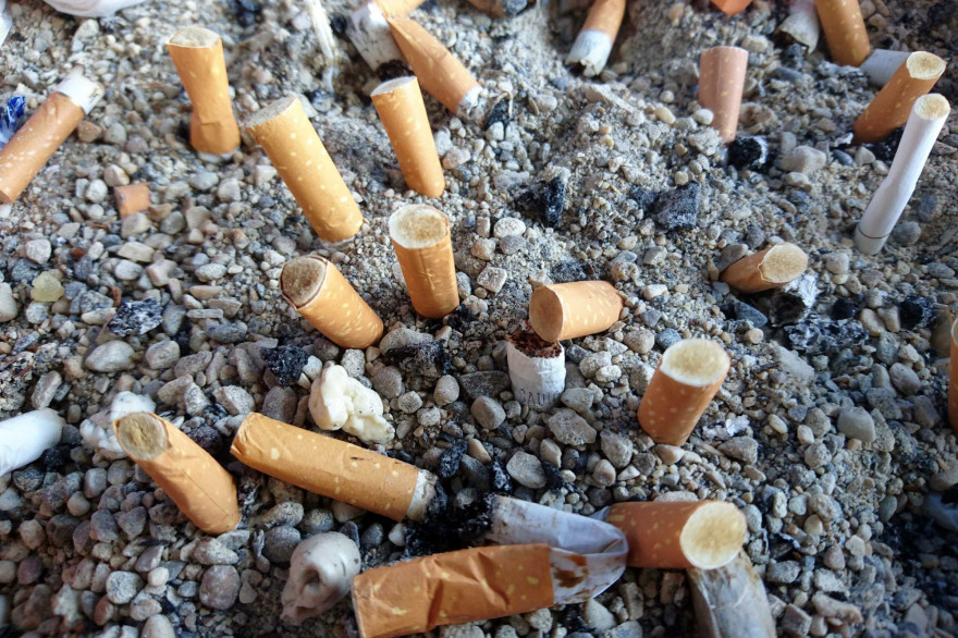 Des mégots de cigarette (Illustration)
