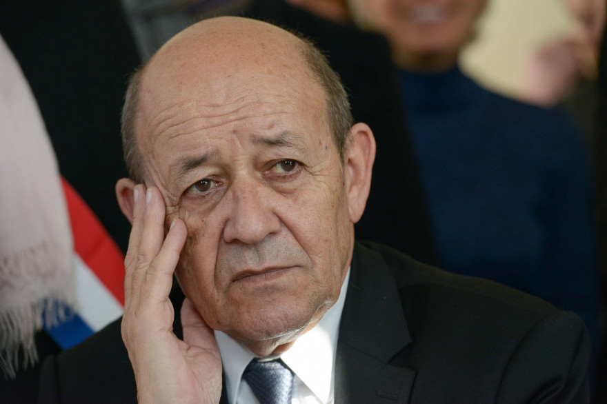 Jean-Yves Le Drian, à Aix-en-Provence