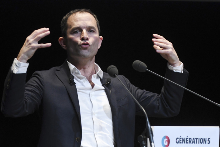 Benoît Hamon le 2 décembre 2017, lors du lancement de son mouvement Génération.s