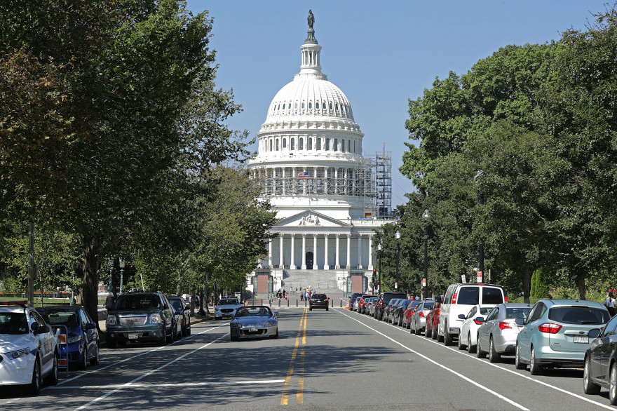 Le Congrès américain à Washington (Illustration)