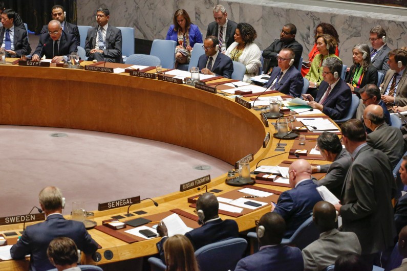 Le Conseil de sécurité de l'ONU, le 11 septembre 2017.