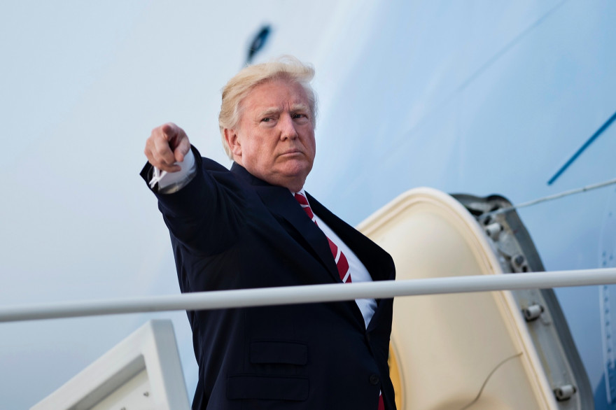 Donald Trump aux États-Unis, le 7 octobre 2017