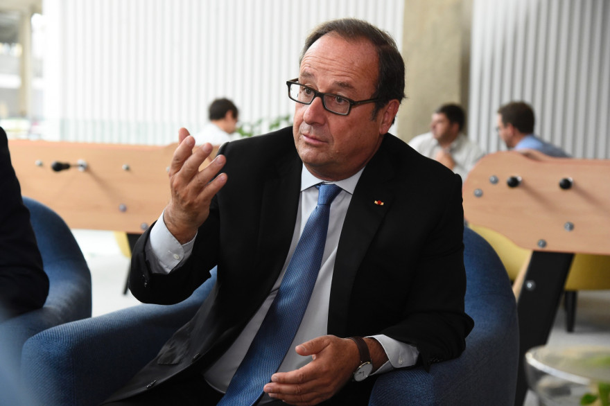François Hollande le 6 septembre 2017