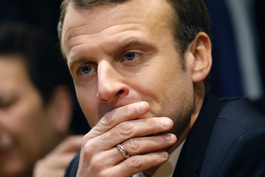 Emmanuel Macron, le 9 janvier 2018