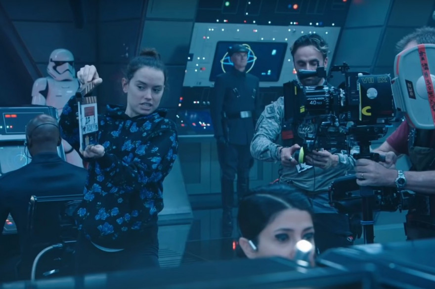 Daisy Ridley sur le tournage de "L'Ascension de Skywalker"