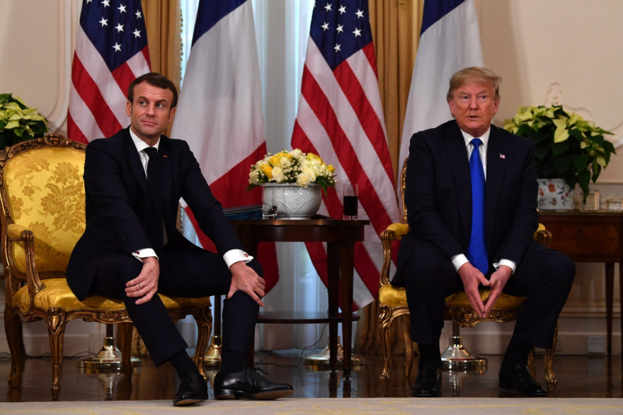 Emmanuel Macron et Donald Trump, le 3 décembre 2019