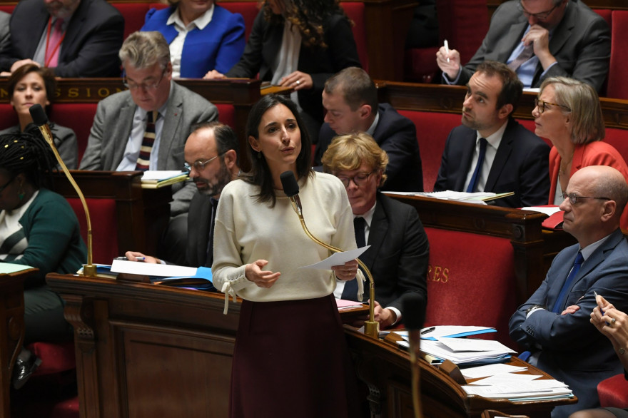Brune Poirson à l'Assemblée nationale le 9 décembre 2019