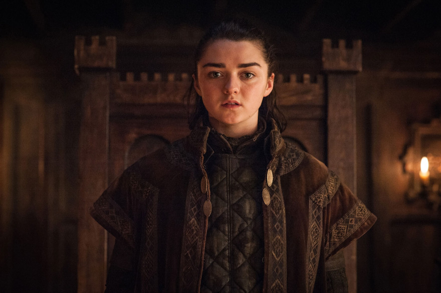 Maisie Williams dans le rôle d'Arya Stark
