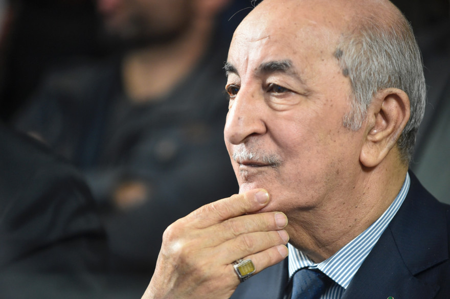 Abdelmadjid Tebboune, président de l'Algérie, le 24 novembre 2019.