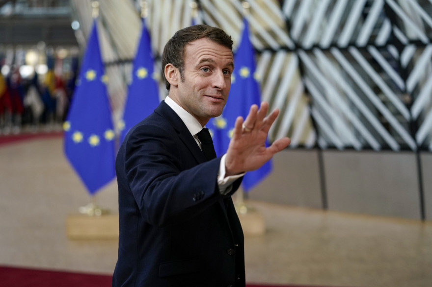 Le président de la République Emmanuel Macron