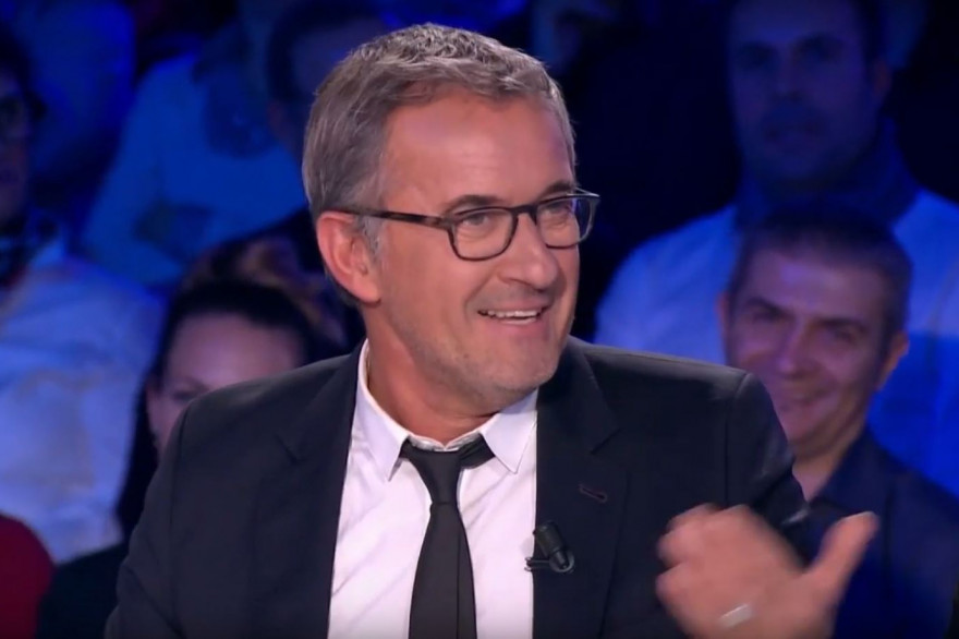 Christophe Dechavanne sur le plateau d'"On n'est pas Couché", samedi 3 février 2018