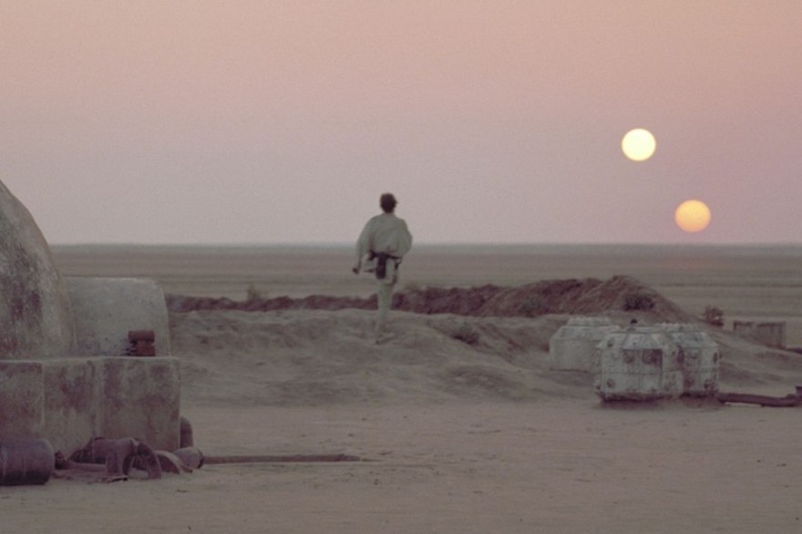 Tatooine, la planète natale de Luke Skywalker dans "Star Wars"