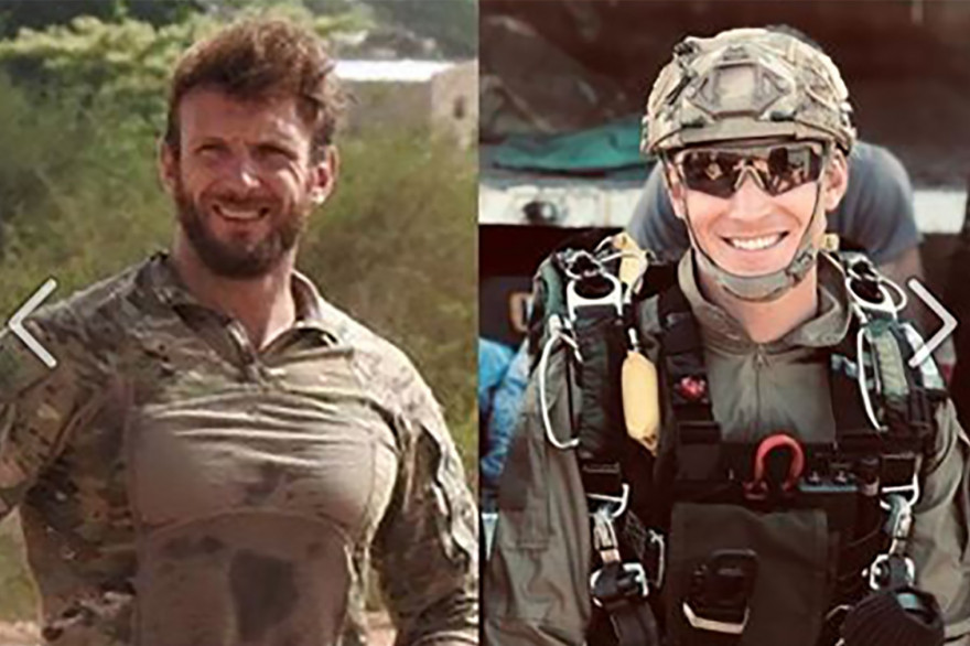 Cédric de Pierrepont et Alain Bertoncello les deux militaires tués dans l'opération au Burkina, le 10 mai 2019.