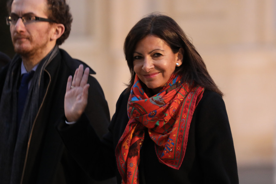Anne Hidalgo, à Paris
