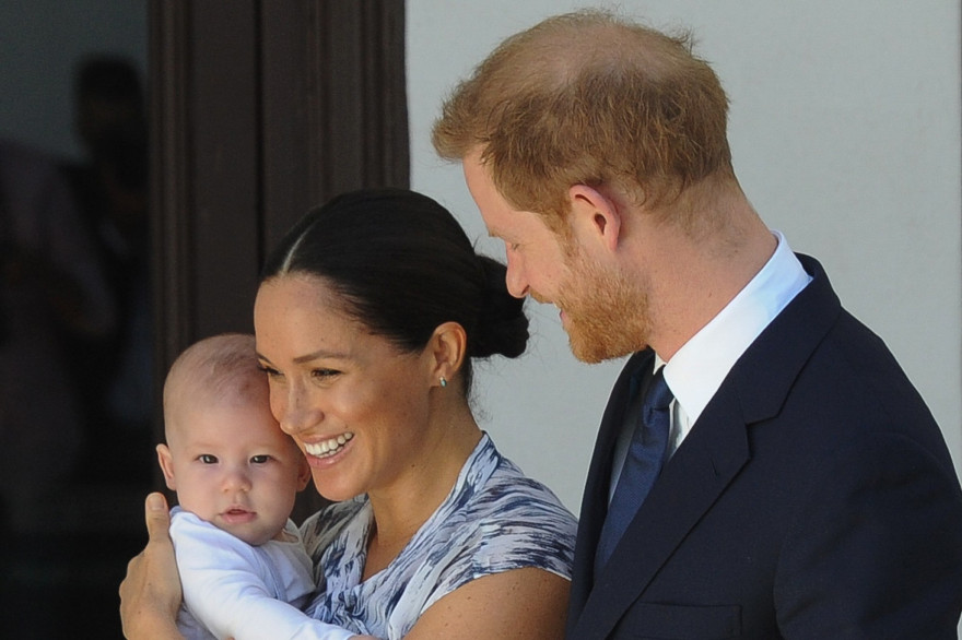 Meghan Markle et le prince Harry avec leur fils Archie en Afrique du Sud