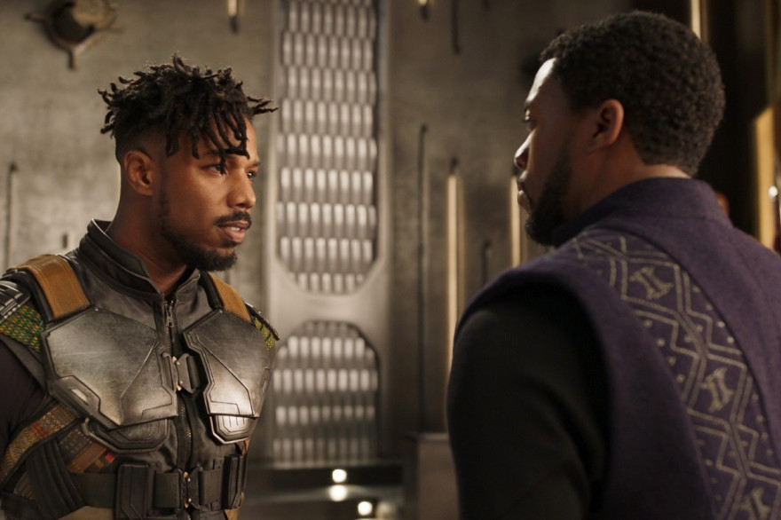 Erik Killmonger et Black Panther au Wakanda