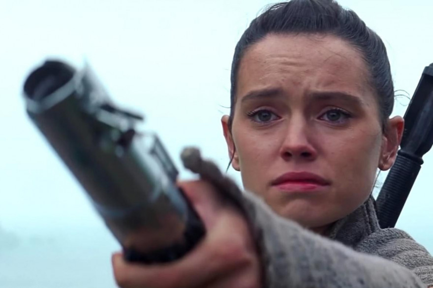 Rey à la fin du "Réveil de la Force"