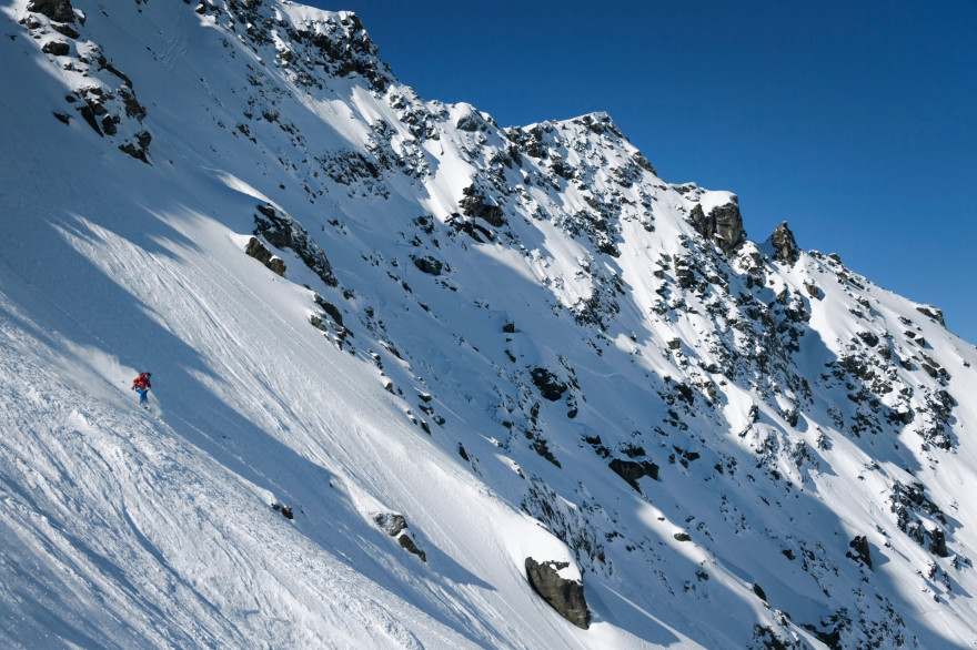 Le secteur de Verbier dans les Alpes suisses où a eu lieu l'avalanche.