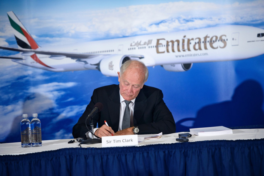 Tim Clark, président de la compagnie aérienne Emirates.