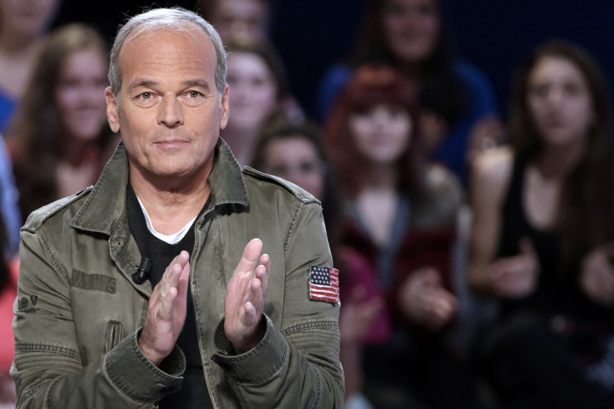 Laurent Baffie sur le plateau du "Grand Journal", le 14 octobre 2013