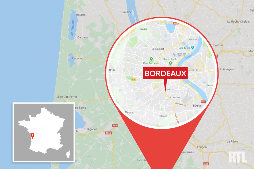 Carte de Bordeaux