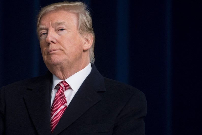 Le président américain Donald Trump, le 6 janvier 2018